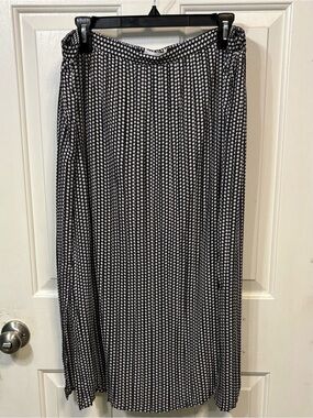 POPSUGAR Black and White Star Maxi Skirt